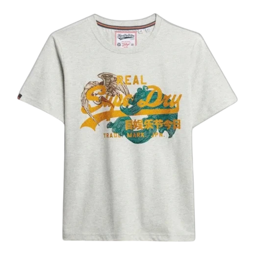 SUPERDRY ŽENSKA MAJICA SIVA