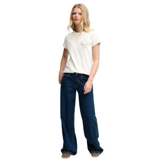 SUPERDRY ŽENSKA MAJICA BEŽ 53134