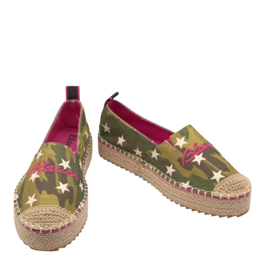 BLAUER ŽENSKE ESPADRILE KAMUFLAŽ 20576