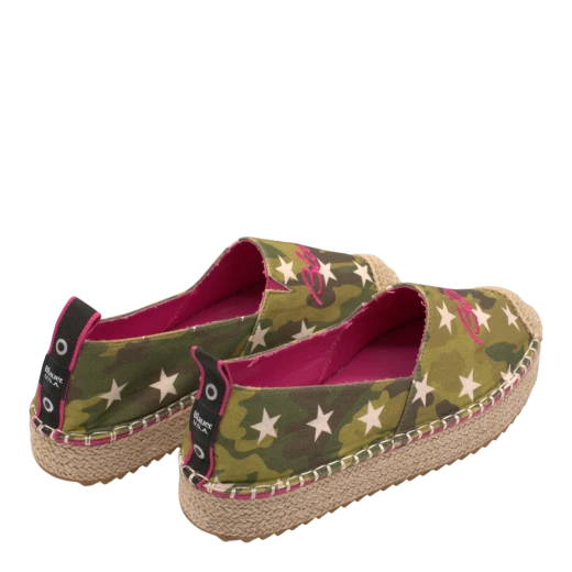 BLAUER ŽENSKE ESPADRILE KAMUFLAŽ 20576