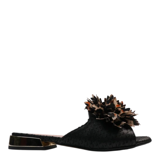 RENZONI ILASIO ŽENSKE PAPUČE CRNA