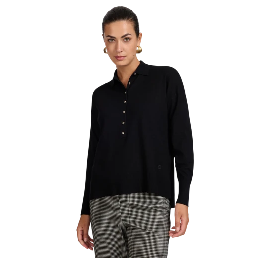 ELENA MIRO ŽENSKA POLO MAJICA CRNA