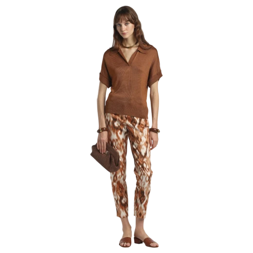 Luisa Spagnoli ŽENSKA POLO MAJICA SMEĐA 50060