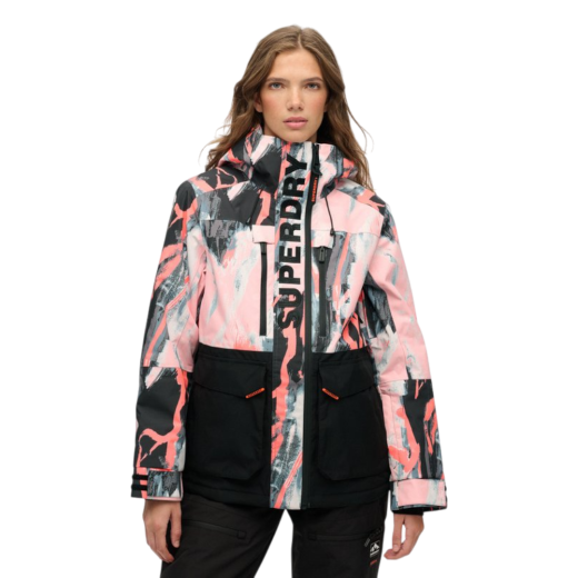 SUPERDRY ŽENSKA SKI JAKNA MULTICOLOR