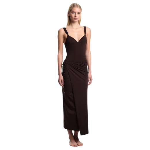 EMPORIO ARMANI ŽENSKA SUKNJA SMEĐA 50694