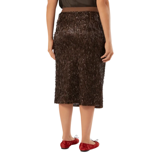MARINA RINALDI ŽENSKA SUKNJA SMEĐA 50433