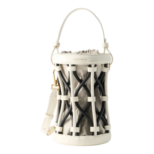 COCCINELLE ŽENSKA TORBA SREBRENA