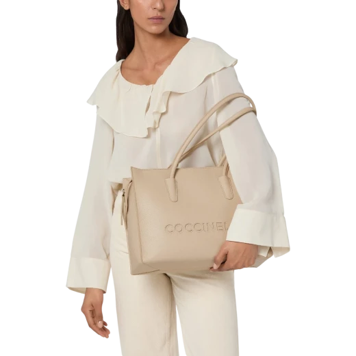 COCCINELLE ŽENSKA TORBA BEŽ 49450