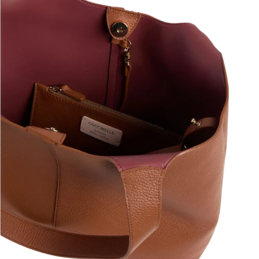 COCCINELLE ŽENSKA TORBA SMEĐA 51363