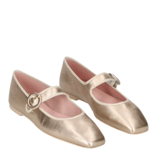 PRETTY BALLERINAS ŽENSKE CIPELE ZLATNA