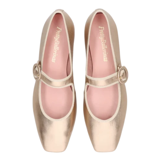 PRETTY BALLERINAS ŽENSKE CIPELE ZLATNA 49926