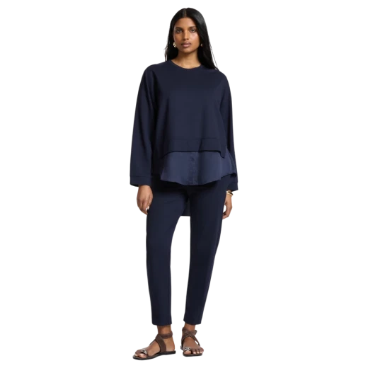 ELENA MIRO ŽENSKE HLAČE PLAVA