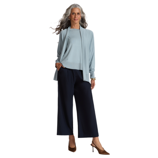 ELENA MIRO ŽENSKE HLAČE PLAVA