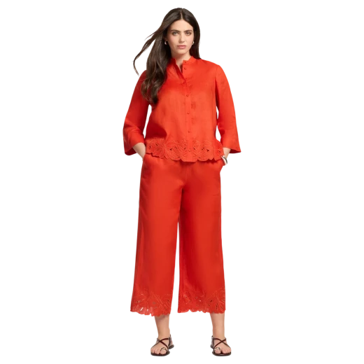 ELENA MIRO ŽENSKE HLAČE CRVENA