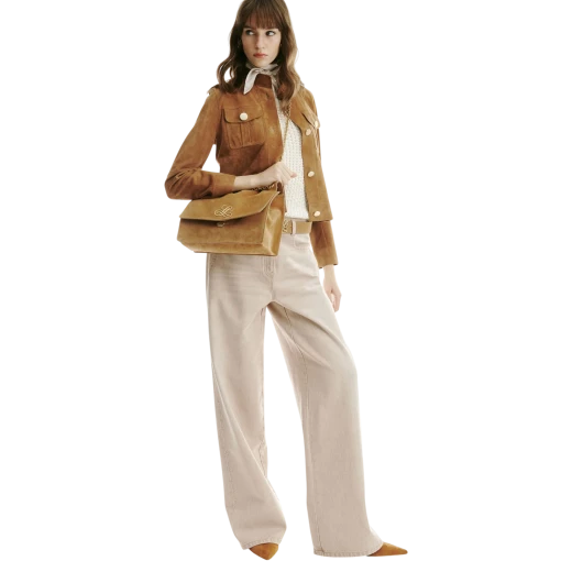 Luisa Spagnoli ŽENSKE HLAČE BEŽ 50028