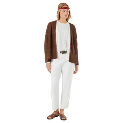 MARINA RINALDI ŽENSKE HLAČE BIJELA 47032