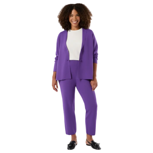 MARINA RINALDI ŽENSKE HLAČE LJUBIČASTA 47034