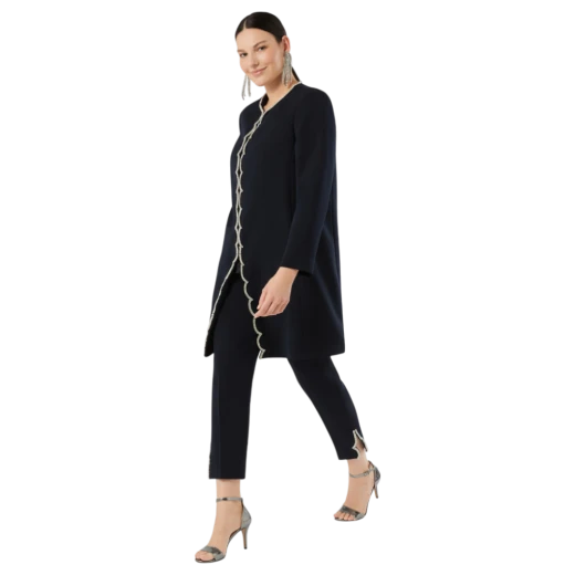 MARINA RINALDI ŽENSKE HLAČE PLAVA 47264