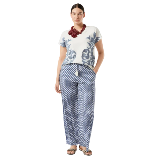 MARINA RINALDI ŽENSKE HLAČE BIJELA 47308