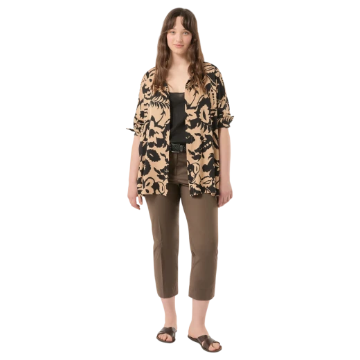 MARINA RINALDI ŽENSKE HLAČE SMEĐA 48095