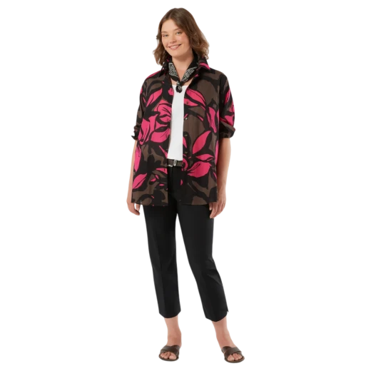 MARINA RINALDI ŽENSKE HLAČE CRNA 48096