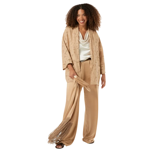 MARINA RINALDI ŽENSKE HLAČE BEŽ 48098