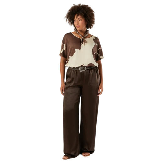 MARINA RINALDI ŽENSKE HLAČE SMEĐA 48099