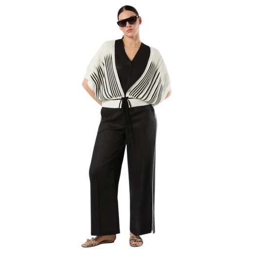 MARINA RINALDI ŽENSKE HLAČE CRNA 48244