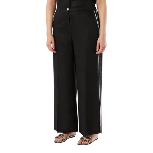 MARINA RINALDI ŽENSKE HLAČE CRNA 48244