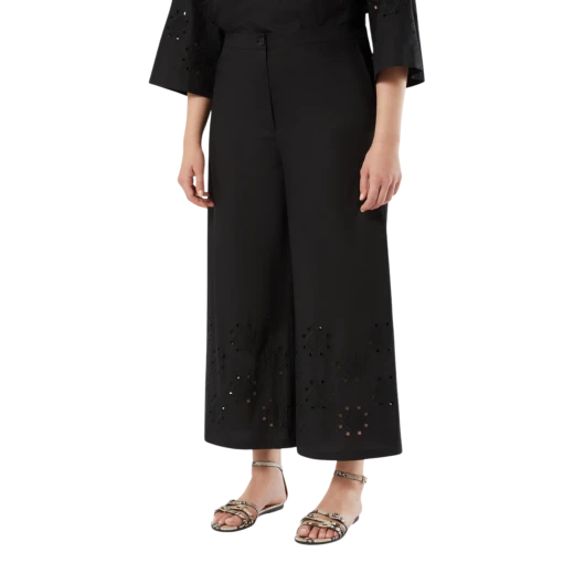 MARINA RINALDI ŽENSKE HLAČE CRNA 48245