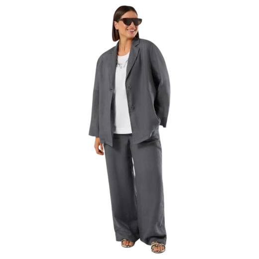 MARINA RINALDI ŽENSKE HLAČE SIVA 48246