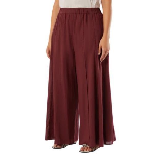 MARINA RINALDI ŽENSKE HLAČE BORDO 50439