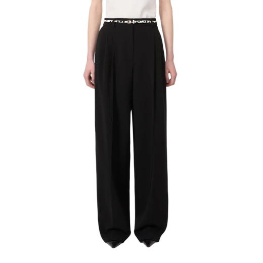 MAX MARA STUDIO ŽENSKE HLAČE CRNA