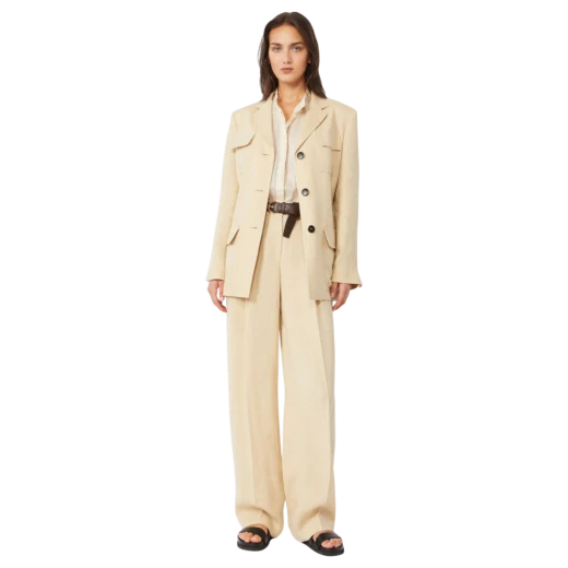 MAX MARA STUDIO ŽENSKE HLAČE PLAVA