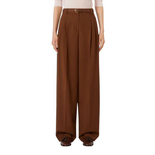 MAX MARA STUDIO ŽENSKE HLAČE SMEĐA 47215