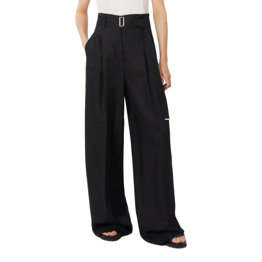 MAX MARA STUDIO ŽENSKE HLAČE CRNA 48194