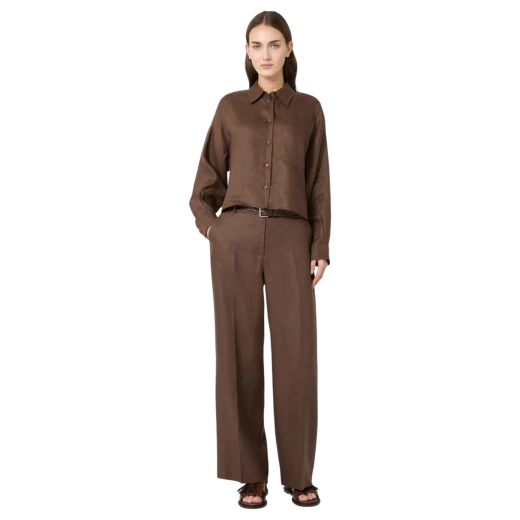 MAX MARA WEEKEND ŽENSKE HLAČE SMEĐA