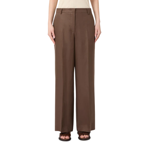 MAX MARA WEEKEND ŽENSKE HLAČE SMEĐA 48137