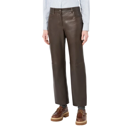 MAX MARA WEEKEND ŽENSKE HLAČE SMEĐA 52018