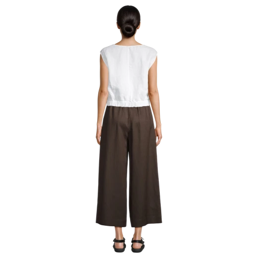 MM by Max Mara ŽENSKE HLAČE SMEĐA 47210