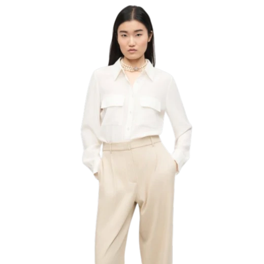 MM by Max Mara ŽENSKE HLAČE BEŽ 47241