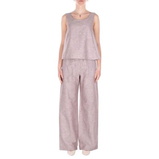 MM by Max Mara ŽENSKE HLAČE SMEĐA