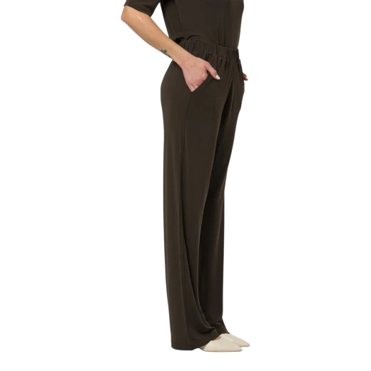 MM by Max Mara ŽENSKE HLAČE SMEĐA 50406