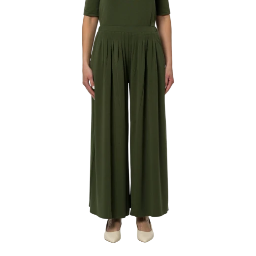 MM by Max Mara ŽENSKE HLAČE ZELENA