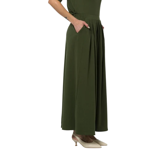 MM by Max Mara ŽENSKE HLAČE ZELENA 50409