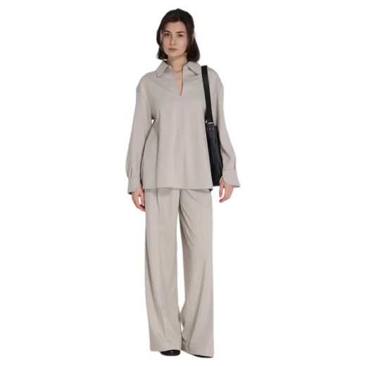 MM by Max Mara ŽENSKE HLAČE BEŽ 52171