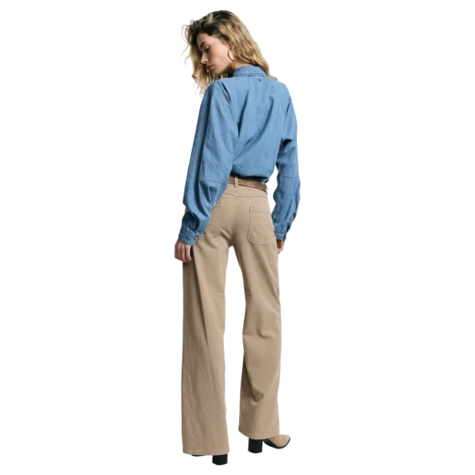 Please ŽENSKE HLAČE SMEĐA 48781