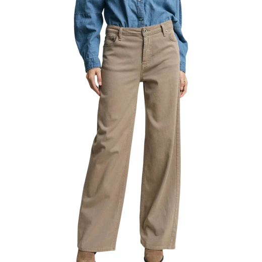 Please ŽENSKE HLAČE SMEĐA 48781