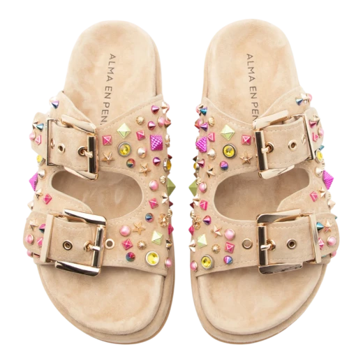 ALMA EN PENA ŽENSKE PAPUČE BEŽ 50114