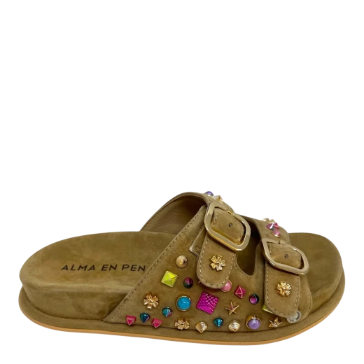 ALMA EN PENA ŽENSKE PAPUČE SMEĐA